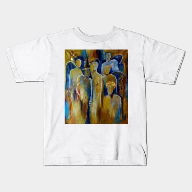 Chorus Angelorum Kids T-Shirt by galerievie